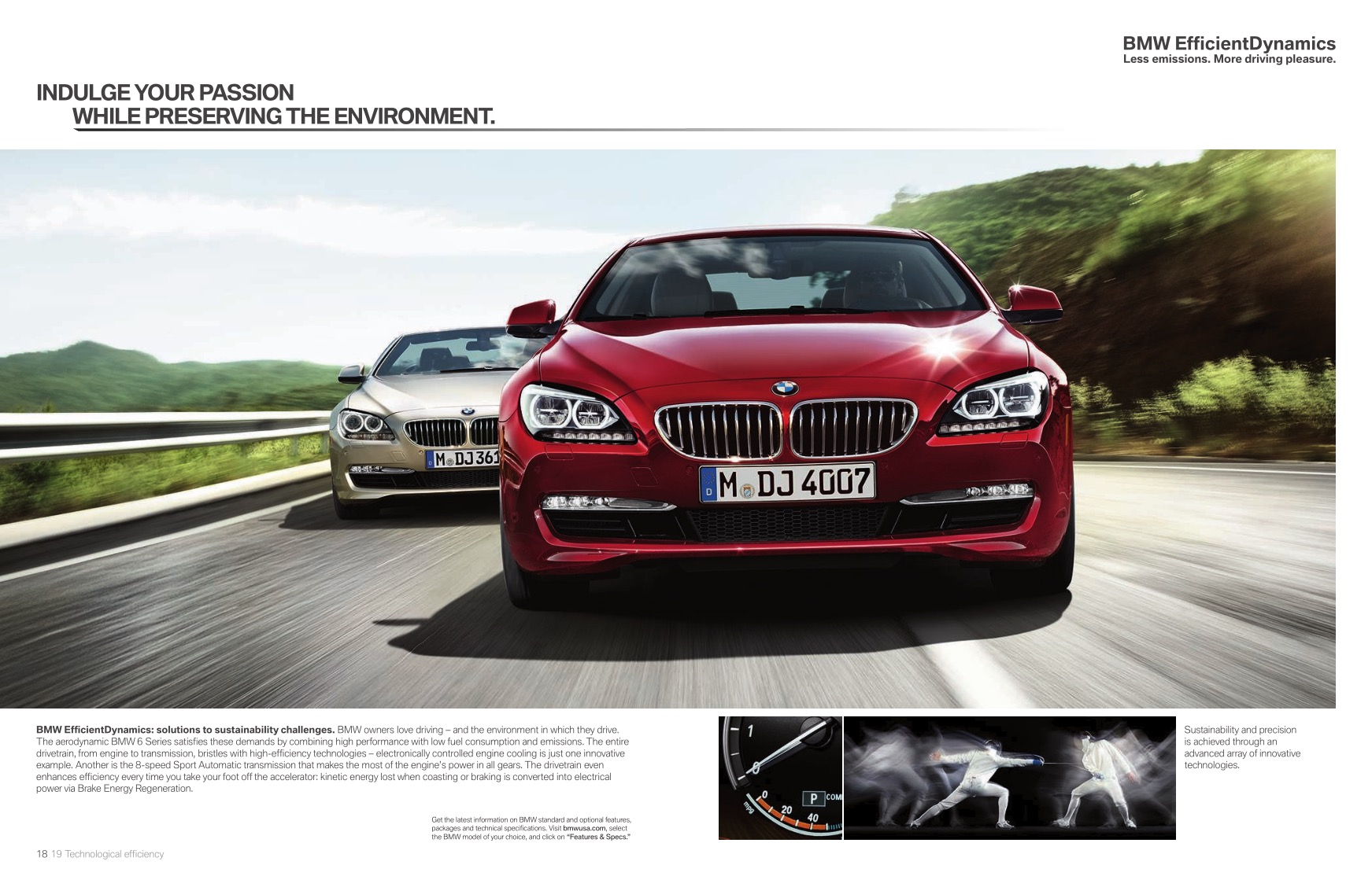 2013 BMW 6-Series Brochure Page 27